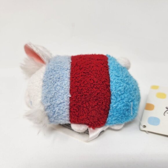Disney Alice in Wonderland White Rabbit Mini Tsum Tsum Stackable Plush Doll Toy - Picture 4 of 12